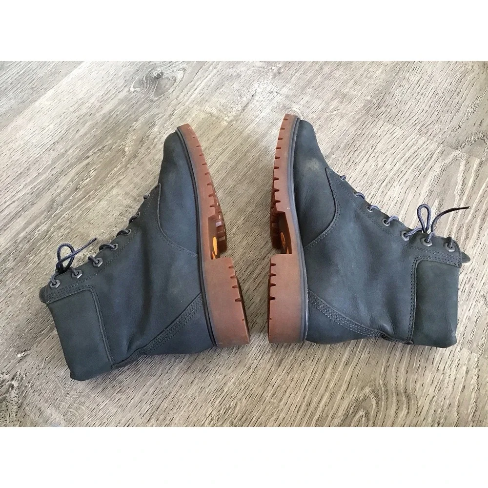 Timberland Womens Size 7 Ankle Boots Nellie Double Waterproof Gray Booties A5819